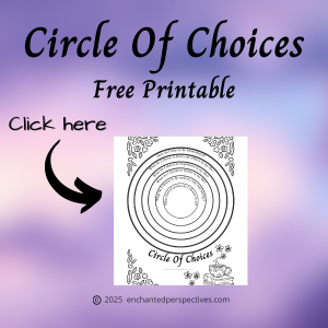 Circle of choices free printable thumbnail